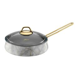 BEYAZ MERMER 8 PARÇA TENCERE SETİ