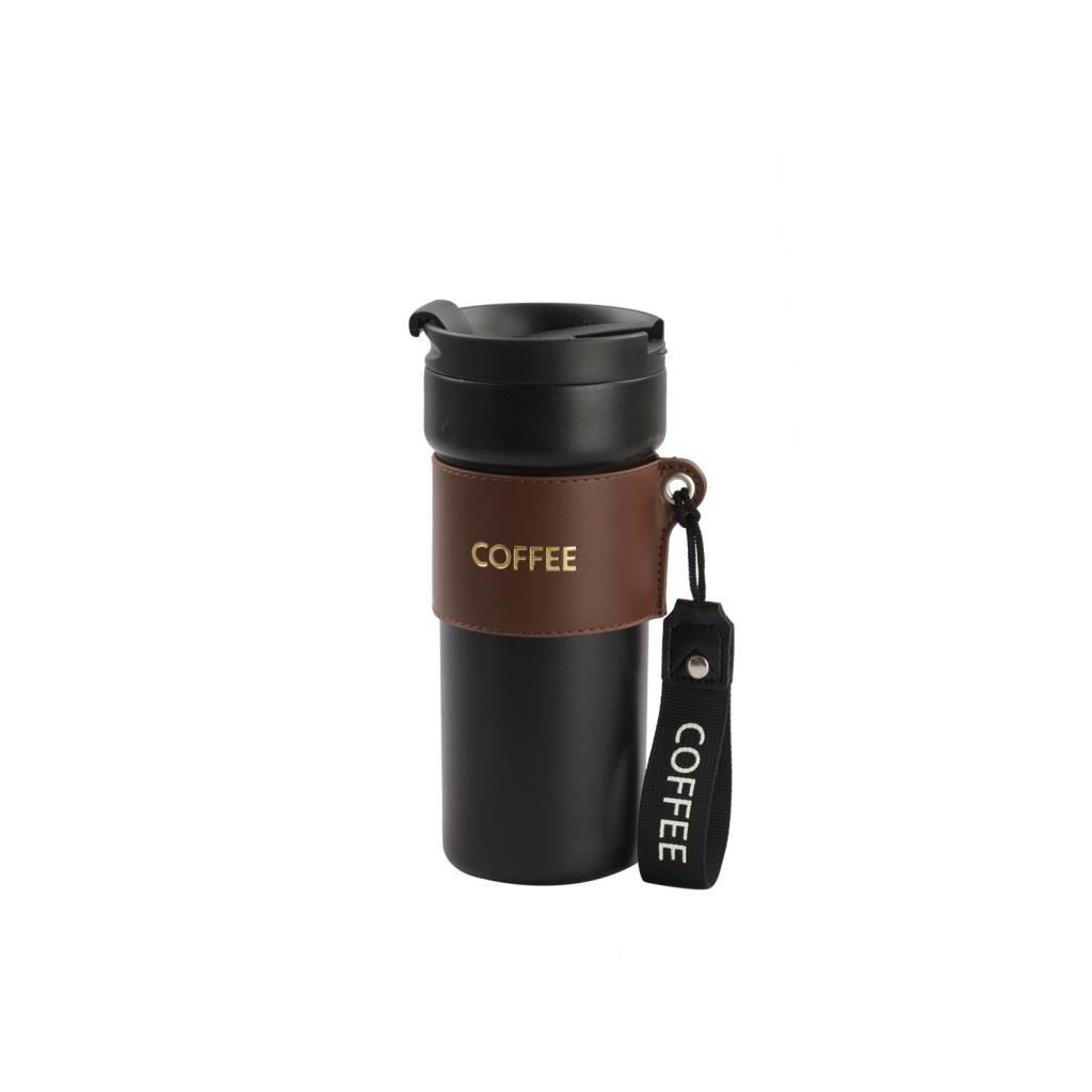 SİYAH KAHVE TERMOS 600ML