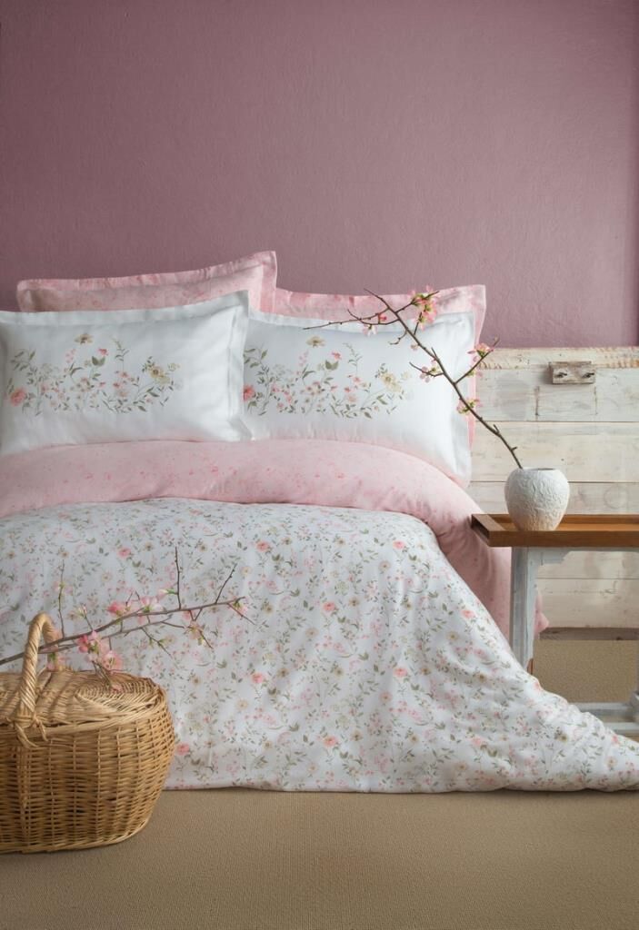 WINDFLOWER TENCEL BASKI ÇİFT KİŞİLİK NEVRESİM TAKIMI