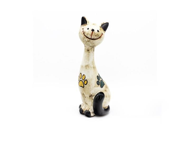 SERAMİK KEDİ OBJE 34CM