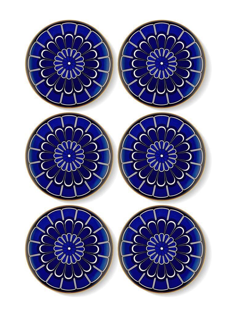 ESCALA 6'LI PASTA TABAK DESEN1 19CM