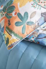 FOREST İNDİGO ÇİFT KİŞİLİK NEVRESİM/YATAK ÖRTÜSÜ