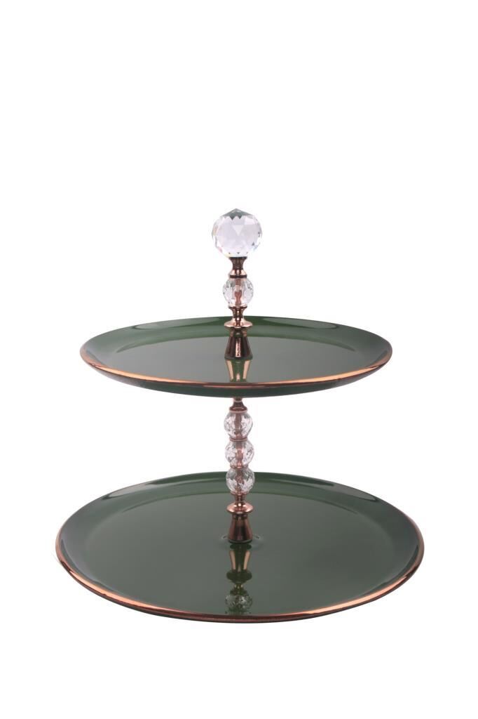 SOLID YEŞİL ROSEGOLD KATLI İKRAMLIK