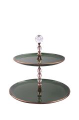 SOLID YEŞİL ROSEGOLD KATLI İKRAMLIK