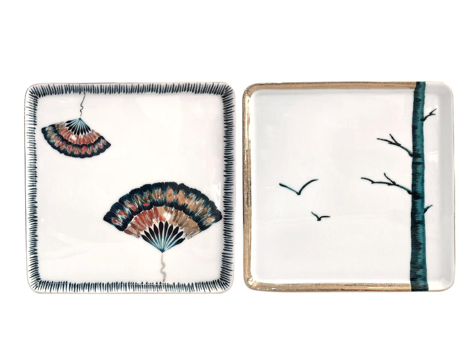 GRACE 2'Lİ KARE SERVİS TABAK 25cm