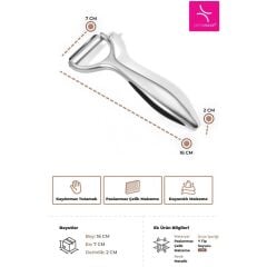 PRIMANOVA SATINE NİKEL KAPLAMA DİKEY SOYUCU