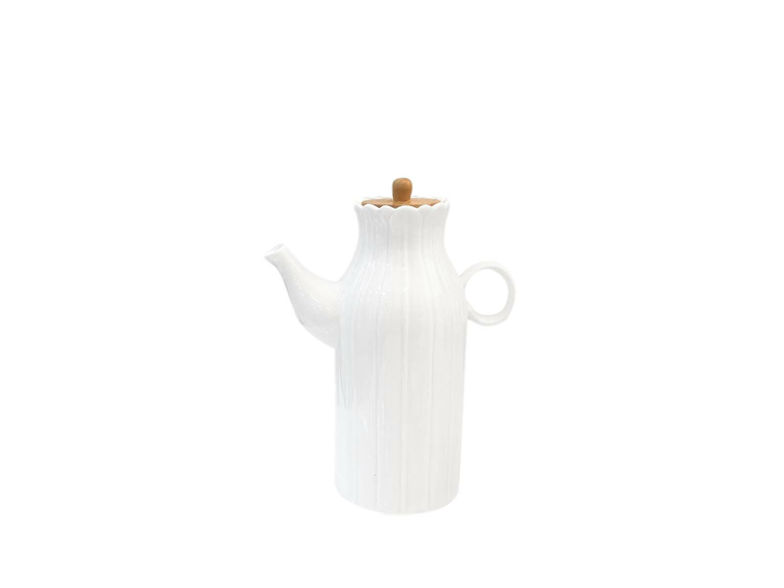 BAMBU KAPAKLI PORSELEN YAĞLIK 550ML