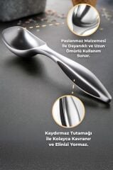 PRIMANOVA SATINE NİKEL KAPLAMA DONDURMA KAŞIĞI