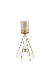 REGİNA ALTIN KRİSTAL MUMLUK 50cm