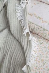 SAGE ADAÇAYI MÜSLİN ÇİFT KİŞİLİK NEVRESİM&YATAK ÖRTÜSÜ SET