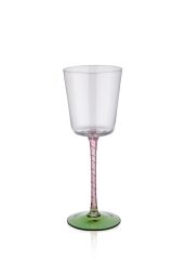 EL YAPIMI KADEH PEMBE YEŞİL 300ML