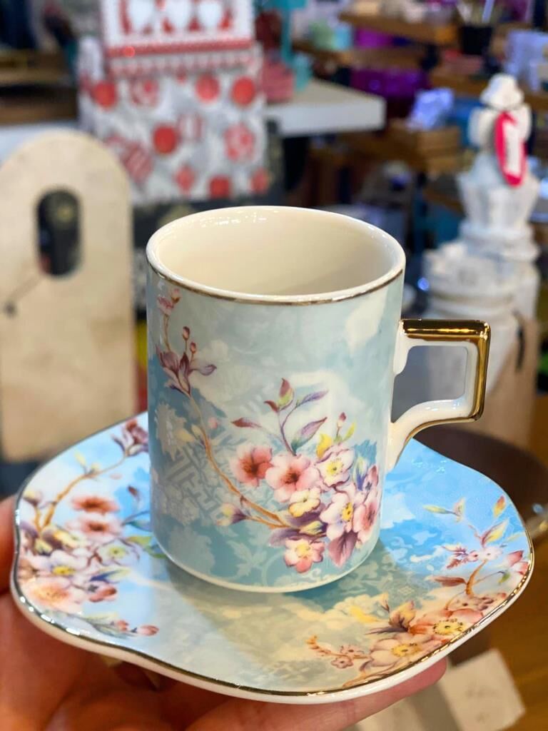 WINDFLOWER TEK KİŞİLİK TÜRK KAHVESİ FİNCANI