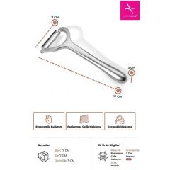 PRIMANOVA SATINE NİKEL KAPLAMA DİKEY SOYUCU