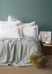 PURE ADAÇAYI NAKIŞLI LUKS ÇİFT KİŞİLİK PİKE SETİ