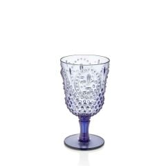 MAVİ AKRİLİK(PVC) 6'LI AYAKLI BARDAK 400ML
