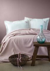 PURE BLUSH NAKIŞLI LUKS ÇİFT KİŞİLİK PİKE SETİ