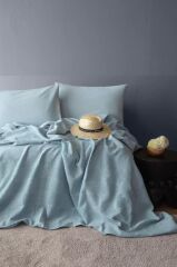 SUMMERPUNCH BLUE %100 PAMUK TEK KİŞİLİK PİKE TAKIMI