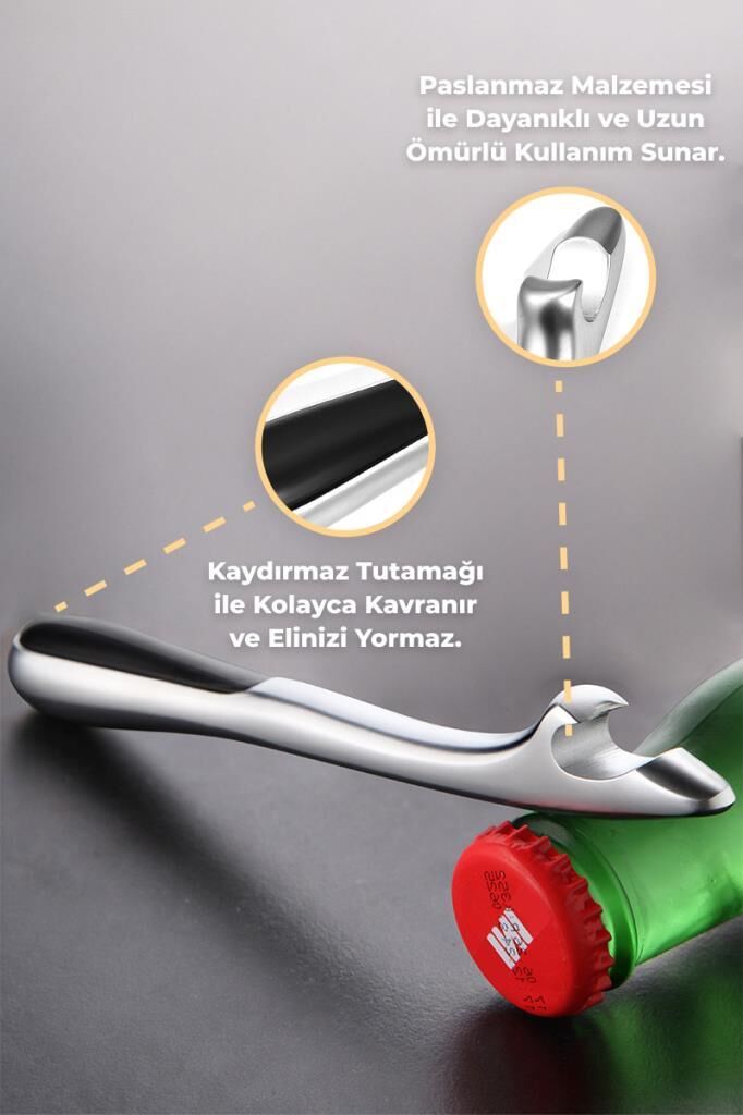 PRIMANOVA SATINE NİKEL KAPLAMA ŞİŞE AÇACAĞI