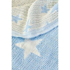 BABY STAR MAVİ BEBEK PİKESİ 80X120CM