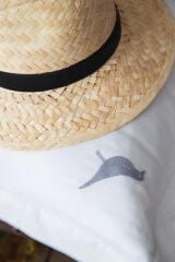 PURE GRİ NAKIŞLI LUKS ÇİFT KİŞİLİK PİKE SETİ