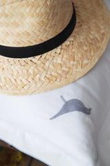 PURE GRİ NAKIŞLI LUKS ÇİFT KİŞİLİK PİKE SETİ