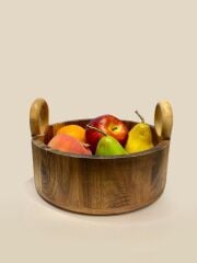 AKASYA KULPLU BOL KASE/MEYVELİK 24CM