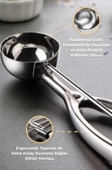 PRIMANOVA SATINE NİKEL KAPLAMA DONDURMA KAŞIĞI