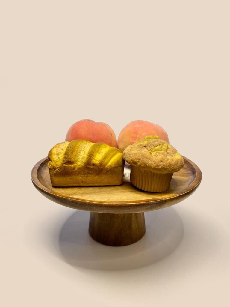 AKASYA AYAKLI SUNUM TABAK 25CM