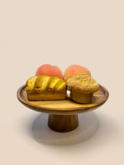 AKASYA AYAKLI SUNUM TABAK 25CM