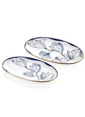 BLEU 2'Lİ OVAL SERVİS 26X29CM