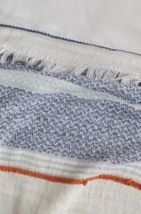 CALI INDIGO ÇİFT KİŞİLİK NEVRESİM TAKIMI&PAMUK YATAK ÖRTÜSÜ