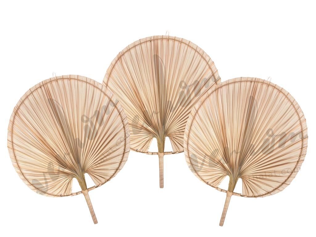 DEKORATİF 3'LÜ PALMİYE YAPRAĞI 40CM