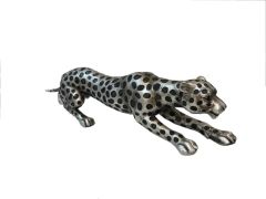 GÜMÜŞ ESKİTME LEOPAR 45CM