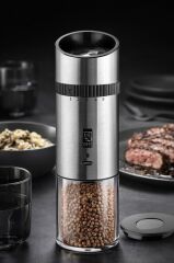 PRIMANOVA GRAVITY TUZ&KARABİBER ÖĞÜTÜCÜ ŞARJLI