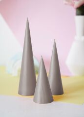 ICONIC VİZON MUM SET 31-21-16CM