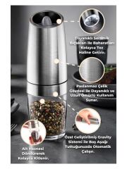 PRIMANOVA GRAVITY TUZ&KARABİBER ÖĞÜTÜCÜ PİLLİ