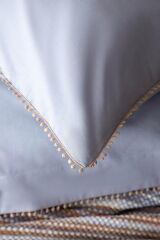 LIZBON GRİ ÇİFT KİŞİLİK NEVRESİM&YATAK ÖRTÜSÜ SET