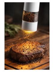 PRIMANOVA TUZ&KARABİBER DEĞİRMENİ PİLLİ BEYAZ