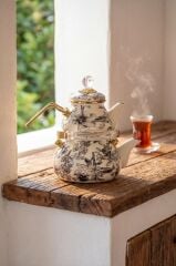 SCOTTISH GARDEN EMAYE TOMBUL ÇAYDANLIK