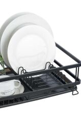 BIANKA ALÜMİNYUM PASLANMAZ BULAŞIKLIK SİYAH 42X30X13CM