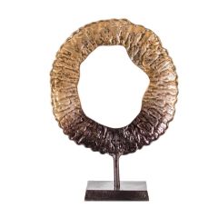 KAHVE BAKIR STANDLI DEKOR 44CM