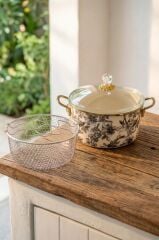 SCOTTISH GARDEN EMAYE KIZARTMA TENCERESİ 22CM