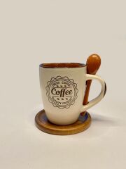 AKASYA TEKLİ BARDAK ALTLIĞI 11CM