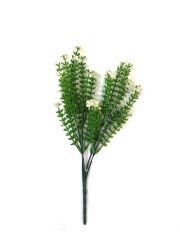 YEŞİLLİK YILDIZ DEMET BEYAZ 34cm