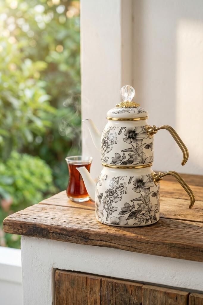 SCOTTISH GARDEN EMAYE MİNİ ÇAYDANLIK