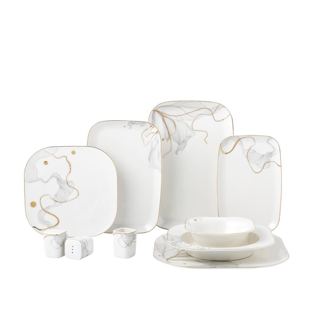 8051 EVA COLLECTION 58 PARÇA 12 KİŞİLİK YEMEK TAKIMI