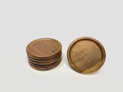 AKASYA 6'LI BARDAK ALTLIĞI 11CM