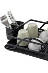 BIANKA ALÜMİNYUM PASLANMAZ BULAŞIKLIK SİYAH 60X38X15CM