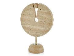 EVZA MERMER TRAVERTEN KİLİT KAİDELİ DEKOR 38CM