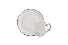 GLAMOUR PARİS PLATİN 6 KİŞİLİK TÜRK KAHVESİ FİNCANI